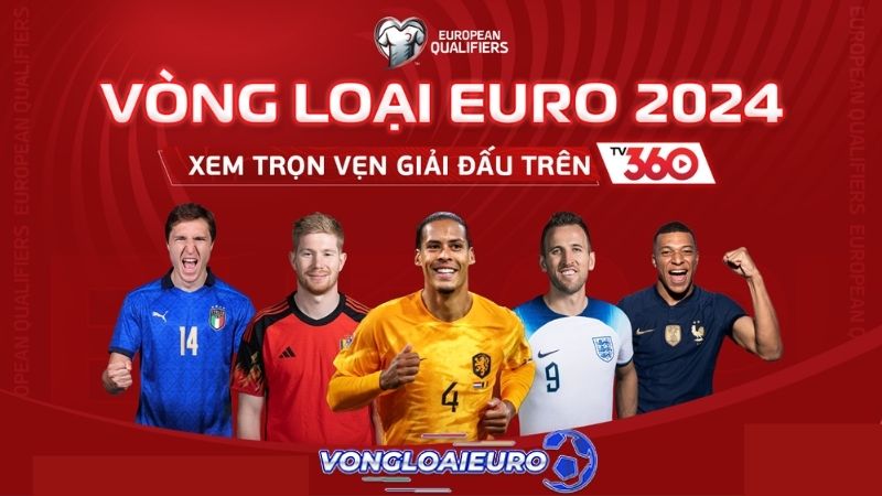 Xem Euro 2024 miễn phí tại TV360 Viettel