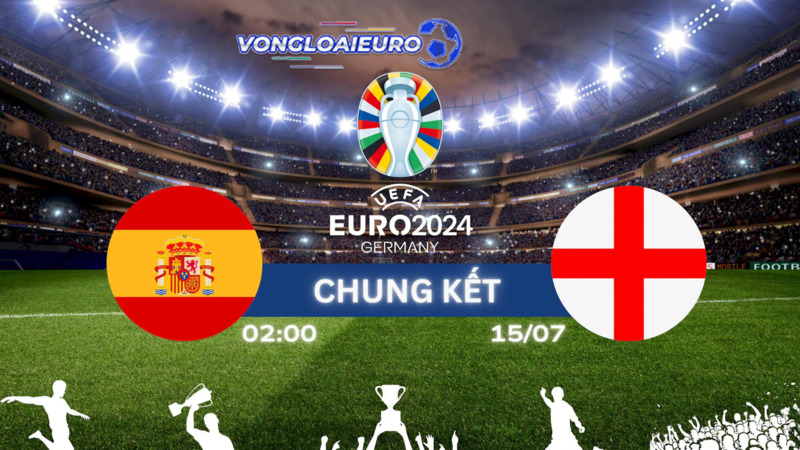 Tây Ban Nha vs Anh 15/07 Euro 2024 